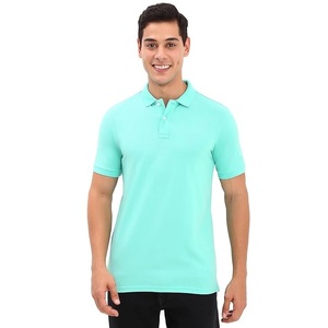T-shirt de style polo avec col pour hommes Demi manches Couleur solide Coupe classique Disponible en vrac Meilleure vente - Product Image 4