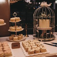 Supports à cupcakes à 3 étages, plateau à biscuits, tour de service et plateau, vaisselle pour mariage, baby shower, fête du thé, fournitures de table