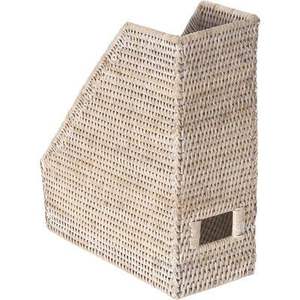 ตะกร้าหวายธรรมชาติใส่หนังสือที่ใส่นิตยสารดีไซน์ใหม่เป็นมิตรกับสิ่งแวดล้อมสำหรับตกแต่งบ้านสำนักงานผลิตในเวียดนาม - Product Image 4