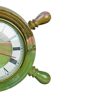 Tốt Nhất Bán Tùy Chỉnh Hữu Cơ Bánh Xe Thiết Kế Đồng Hồ Đa-Màu Sắc Đánh Bóng Onyx Đá Cẩm Thạch Nghệ Thuật Dân Gian Thủ Công Mỹ Nghệ Thủ Công Tuyệt Vời Onyx - Product Image 3