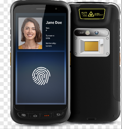 Chainway C71 Android 2D Barcode Scanner Rugged PDA Handheld Terminal Built-in UHF RFID Reader Fingerprint Identification