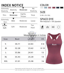 Soutien-gorge de sport pour femme, tricoté, écologique, léger, respirant, dos en U profond, haute résistance, antichoc, avec soutien intégré, style débardeur de fitness - Product Image 6