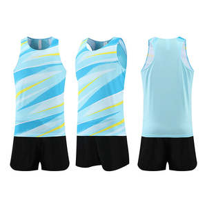 Professionnel unisexe course entraînement porter haute qualité athlétisme Jogging costume respirant uniformes - Product Image 6