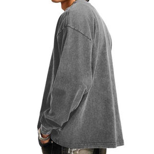 Sudaderas Deportivas Ligeras, Ropa Casual, Lavado Ácido, Estilo Holgado, Nueva Moda, Sudaderas para Hombre, Tie Dye, 100% Algodón, 380g, Básicas - Product Image 3