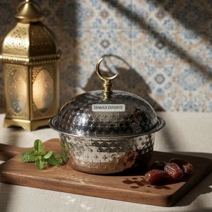 Stainless Steel Casserole Pot Kitchenware Accessories Cooking and Storage Pots Set Double Wall Casserole Aluminum Casted Lid - Product Image 2