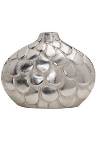 Jarrón decorativo de aluminio con acabado antiguo, perfecto para interiores de casas de lujo y arreglos florales - Product Image 2