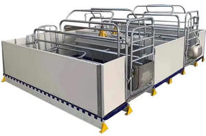 Gran oferta, nuevo equipo de cría de cerdos galvanizado, corral de parto de cerdas y jaula de vivero de lechones para una cría eficiente de cerdos - Product Image 3