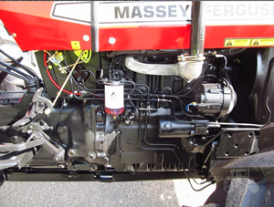 รถแทรกเตอร์ล้อ MASSEY FERGUSON 290 XTRA ปี 2014 ขายส่ง พร้อมอุปกรณ์สำคัญ ได้แก่ ปั๊ม เกียร์ เครื่องยนต์ กล่องเกียร์ มอเตอร์ ลูกปืน - Product Image 4