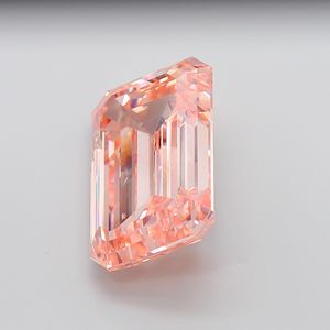 เพชรทรงมรกตสีชมพูเข้ม 15 กะรัต VS1 ผลิตในห้องปฏิบัติการ ได้รับการรับรองจาก IGI - Product Image 2