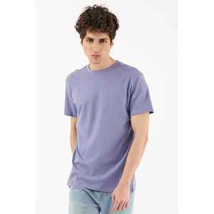 Camisetas Extra Grandes con Hombros Caídos Personalizadas al por Mayor para Hombre, Corte Regular, 100% Algodón, Cáñamo, Color Sólido, Ecológicas, Formales - Product Image 1