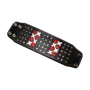 HMB-408A LEATHER WRIST BAND CUFFS FASHION GOTHIC BANDS WRISTCUFF STUDS TYLE - Product Image 4