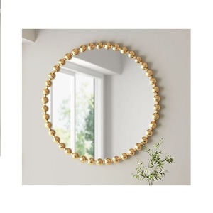 Miroirs muraux modernes de luxe avec cadre en métal pour salle à manger, décoration de la maison, taille personnalisée disponible - Product Image 5