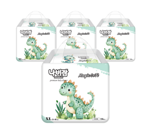 Nabizam Magicsoft XL ผ้าอ้อมเด็ก26แผ่นต่อแพ็ค4ชิ้นต่อชุดผลิตภัณฑ์ดูแลเด็กใหม่ - Product Image 1
