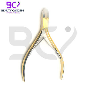 Cortaúñas Profesional de Acero Inoxidable Color Dorado, Duradero, para Cuidado Personal, con Cuchilla Curva para Pedicura y Manicura - Product Image 2