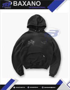 เสื้อฮู้ดดี้พิมพ์ลายวินเทจ ยูนิเซ็กส์ ผ้าโพลีเอสเตอร์/คอตตอน ลุคสบายๆ สไตล์ฮิปฮอป สตรีทแวร์ อนิเมะ พร้อมดีไซน์แบบสั่งทำได้ - Product Image 4