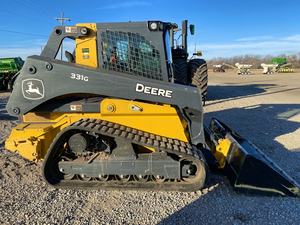 Chargeurs à chenilles John Deere 325G 331G 2023 d'occasion, mini-chargeur avant arrière, pompe principale, moteur, origine américaine, garantie de 4 ans - Product Image 3