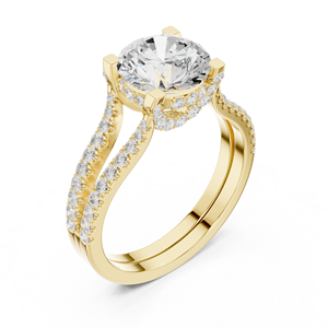 14K <b>Infinity</b> Style Engagement Ring for Lovers - Product Image 6