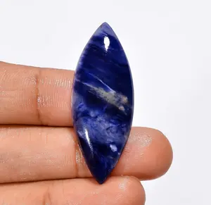 Pietre preziose per Cabochon a forma di Sodalite naturale a forma di Marquise