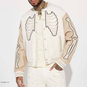 Fabricant sur mesure de vestes de baseball en cuir vintage de haute qualité pour hommes, pour l'hiver et l'automne - Product Image 4