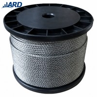 Aufzug-Stahlseil 8x19S FC 8x19S IWRC 10mm 12mm Hochfestes Aufzugskabel für Traktionssysteme