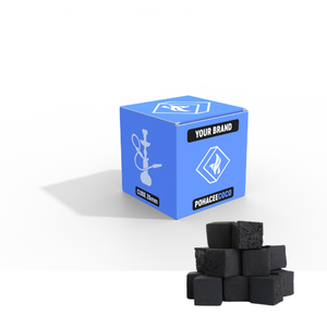 Briquetas de cubo de carbón de coco Natural 100% para Shisha Hookah carbón al por mayor Indonesia fábrica OEM Etiqueta Privada - Product Image 1