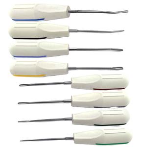 Juego de Instrumentos Dentales, 8 Elevadores de Raíces Luxantes, Cirugía Oral, Extracción de Dientes, Manual, Acero Inoxidable, Caronia Quirúrgico - Product Image 1