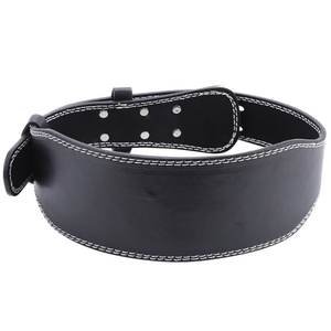 Cinturón de Levantamiento de Pesas Personalizado, de Cuero de 4 Pulgadas con Hebilla de Espiga Segura - Product Image 1