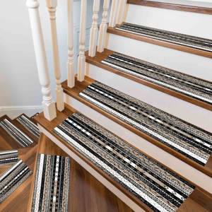 Alfombra Estampada con Diseño Kilim - Navajo, Azteca, Moderna, Delgada, Fácil de Limpiar, Goblen - Product Image 3