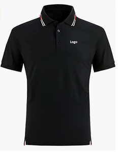 Polos décontractés pour hommes en coton à la mode Chemises de tennis tactiques de golf à manches courtes d'été de bd - Product Image 4