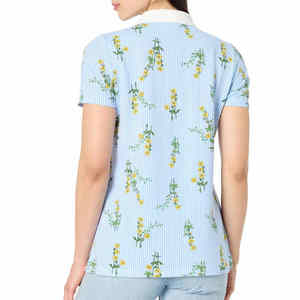 Camiseta Informal de Alta Calidad para Mujer, Transpirable, de Punto, Ligera, de Secado Rápido, Manga Corta, Personalizable, 100% Algodón - Product Image 2