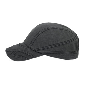 Washed Distressed Trucker <b>Hat</b> Breathable <b>Waterproof</b> Sun Protection Visor Cap Solid Color Unisex Adjustable Outdoor Baseball <b>Hat</b> - Product Image 3