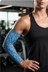 Mangas de Compresión Deportivas para Mujer, Impresión Digital, Spandex/Poliéster, Protección UV, Secado Rápido y Transpirable para Ciclismo - Product Image 2