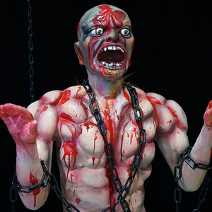 Modèle de fantôme <span class=keywords><strong>d</strong></span>'<span class=keywords><strong>horreur</strong></span> zombie terrible pneumatique Animatronic <span class=keywords><strong>d</strong></span>'intérieur pour maison hantée centre commercial parc <span class=keywords><strong>d</strong></span>'aventure ou aéroport - Product Image 6