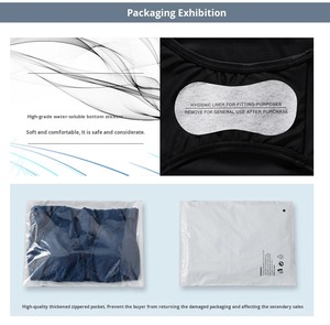 Bikini Enterizo sin Tirantes con Escote Profundo en V para Mujer, Color Sólido, 1 Pieza, Spandex/Poliéster, Transpirable, Tejido, Sexy, con Logotipo en la Cintura, Talla XL - Product Image 5