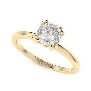 3.00ct Bague de fiançailles solitaire en diamant taillé coussin pour femme - Product Image 5