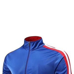 ชุดวอร์มสำหรับผู้ชายชุดเสื้อแจ็กเก็ตและกางเกงออกกำลังกายสำหรับวิ่งฟิตเนสชุดกีฬา - Product Image 4