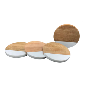 Manufacturer Wooden <b>coaster</b> <b>Set</b> Custom Acacia square Black Round Wood Pallet <b>Coasters</b> at Star Crafts India - Product Image 3