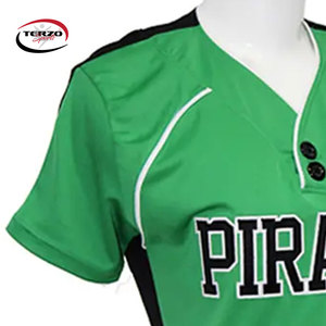 Tenues d'équipe de softball personnalisées 2024, ensembles respirants de haute qualité, chemise à boutons complets, vêtements de sport souples - Product Image 5