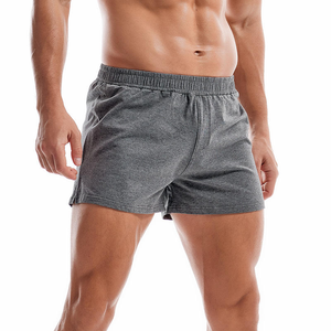 95% algodón 5% Spandex cintura elástica Trunks Custom Mens Shorts Casual Beachwear Board Shorts con bolsillos - Product Image 2