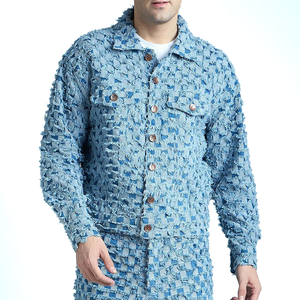 Chaquetas Vaqueras para Hombre en Color Negro, Cómodas, de Buena Calidad, a Precio de Mayoreo, Nueva Llegada, Precio Económico - Product Image 1