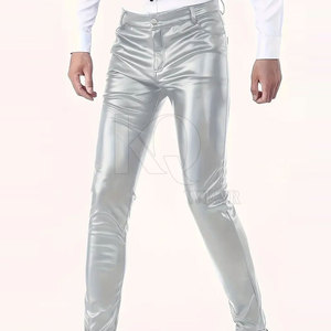 Pantalones de Cuero para Hombre, Diseño Elegante y Moderno, Premium, Suaves, Transpirables, Ligeros, Ecológicos, Duraderos, Perfectos para Uso Diario Informal - Product Image 3