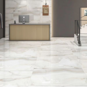 Azulejos de porcelana esmaltada moderna de diseño italiano Onyx Nublado Antibacteriano Antideslizante para aplicaciones de apartamentos escolares de Villa Mall - Product Image 1