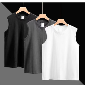 Camisetas de Tirantes Casuales de Verano para Hombre, 1 Pieza, Chaleco sin Mangas, Tejido de Punto de Spandex/Algodón, Estilo Hip Hop - Product Image 5