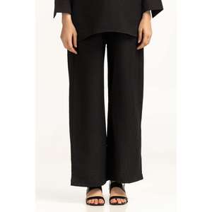 Pantalones Oxford de Cintura Alta para Mujer, Mezcla de Crepé, WM-COD-WS24-201B, Antiarrugas, Pierna Ancha, Moda Otoño, Tallas XL y 3XL Disponibles - Product Image 2