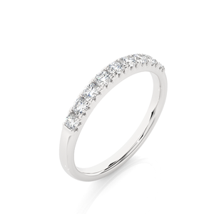 Elegant VVS Clarity Lab Grown Diamond Engagement Ring 14K Real Gold Women's Eternity Band for Wedding Anniversary Ring - Product Image 4