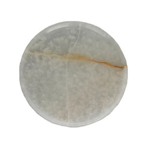 ถาดกลมกลมกลมนิลถาดผลไม้หินอ่อนนิล - Product Image 3