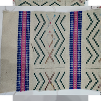 Nouveau Tissu en Coton Écologique 2025 de 42'' en Tissu Khadi Teint en Fil Sergé Lourd Dobby Sans Azo pour Vêtements et Textiles de Maison