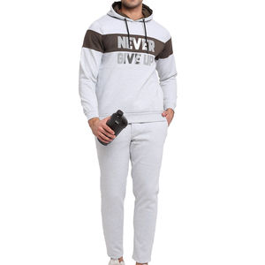 Survêtements imprimés en coton 100% à la mode pour hommes Survêtements respirants à séchage rapide et à motif solide Ensemble d'hiver Offre Spéciale personnalisable - Product Image 3