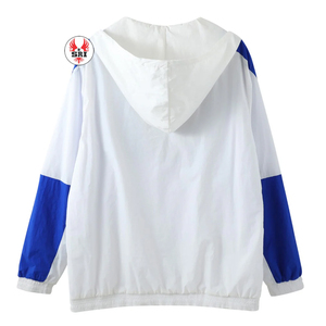 Chaqueta cortavientos de nailon con bordado de Zeta Phi Beta Sorority para Mujer | Chaqueta cortavientos con media cremallera bordada ZPB Soror por encargo - Product Image 2