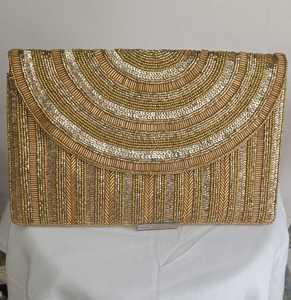 New Collection Indian Luxury Boho Beaded Messenger Shoulder Clutch <b>Bag</b> Handmade Portable Clutch Purse & Artistic Handmade Design - Product Image 5